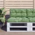 Pernă de paleți, model frunze, 120x40x12 cm, textil GartenMobel Dekor