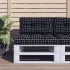 Pernă de paleți, model frunze, 80x40x12 cm, textil GartenMobel Dekor