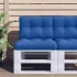 Perne pentru paleți, 2 buc., bej, material textil GartenMobel Dekor