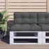 Perne de paleți, 2 buc., negru, material textil GartenMobel Dekor