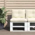 Perne de paleți, 2 buc, verde aprins, material textil GartenMobel Dekor