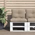 Perne de paleți, 2 buc, verde aprins, material textil GartenMobel Dekor