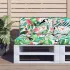 Perne de paleți, 2 buc, verde aprins, material textil GartenMobel Dekor