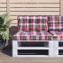 Perne de paleți, 2 buc., negru, material textil GartenMobel Dekor