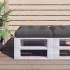 Perne pentru paleți, 3 buc, negru, model carouri, textil oxford GartenMobel Dekor