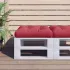 Pernă pentru paleți model frunze 58x58x10 cm, țesătură Oxford GartenMobel Dekor
