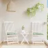 Perne de scaun, model frunze, 6 buc., 40x40x4 cm, textil GartenMobel Dekor