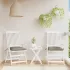 Perne de scaun, 4 buc., alb crem, 40x40x7 cm, textil oxford GartenMobel Dekor