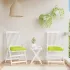 Perne de scaun, 4 buc., alb crem, 40x40x7 cm, textil oxford GartenMobel Dekor