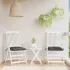 Perne de scaun, 4 buc., turcoaz, 40 x 40 x 7 cm, textil GartenMobel Dekor