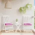 Perne de scaun, 6 buc., turcoaz, 50x50x7 cm, textil oxford GartenMobel Dekor
