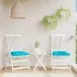 Perne de scaun, 6 buc., turcoaz, 50x50x7 cm, textil oxford GartenMobel Dekor