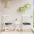 Perne de scaun, 6 buc., turcoaz, 50x50x7 cm, textil oxford GartenMobel Dekor