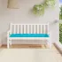 Pernă de bancă dungi albastre și albe 150x50x7 cm textil oxford GartenMobel Dekor