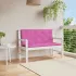 Perne bancă de grădină, 2 buc., roz, 150x50x7 cm, textil GartenMobel Dekor