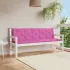 Perne bancă de grădină, 2 buc., roz, 150x50x7 cm, textil GartenMobel Dekor