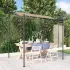 Baldachin, gri taupe, 2x2,3 m, 180 g/m², țesătură și oțel GartenMobel Dekor