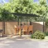 Baldachin, gri taupe, 4x3 m 180 g/m², țesătură și oțel GartenMobel Dekor