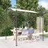 Baldachin, gri taupe, 2x2,3 m, 180 g/m², țesătură și oțel GartenMobel Dekor