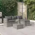 Set de șezlonguri de grădină, maro, poliratan GartenMobel Dekor