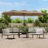Umbrelă de soare cu două capete, antracit, 449x265 cm GartenMobel Dekor