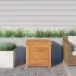 Ladă depozitare grădină cu geantă, 60x50x58 cm, lemn masiv tec GartenMobel Dekor