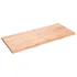 Raft de perete maro deschis 160x50x(2-6) cm lemn stejar tratat GartenMobel Dekor