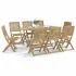 Set mobilier de grădină, 9 piese, lemn masiv de acacia GartenMobel Dekor