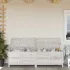 Ladă depozitare de grădină alb 150x50x56,5 cm lemn masiv brad GartenMobel Dekor