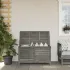 Ladă depozitare grădină antracit 99x49,5x58,5cm lemn masiv brad GartenMobel Dekor