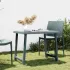 Masă pentru camping, antracit, 79x56x64 cm, PP aspect lemn GartenMobel Dekor