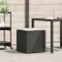 Cutie pentru perne Negru 50 x 50 x 50 cm poliratan GartenMobel Dekor