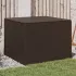 Ladă depozitare de grădină cu roți, maro, 283 L, poliratan GartenMobel Dekor