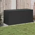 Ladă de depozitare pentru grădină, negru, 291 L, poliratan GartenMobel Dekor