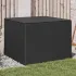Ladă de depozitare pentru grădină, negru, 291 L, poliratan GartenMobel Dekor