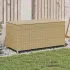 Ladă depozitare de grădină cu roți, gri, 190 L, poliratan GartenMobel Dekor