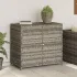 Dulap depozitare de grădină, maro, 83x45x76 cm, poliratan GartenMobel Dekor