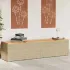 Cutie depozitare grădină bej 220x50x54 cm lemn acacia poliratan GartenMobel Dekor