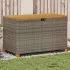Cutie depozitare grădină gri 110x55x63 cm lemn acacia poliratan GartenMobel Dekor
