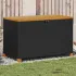 Cutie depozitare grădină gri 110x55x63 cm lemn acacia poliratan GartenMobel Dekor