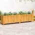 Jardinieră de grădină cu căptușeală, 50x50x75 cm, lemn acacia GartenMobel Dekor