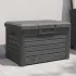 Cutie de perne de exterior gri 73x50,5x46,5 cm polipropilenă GartenMobel Dekor