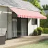 Pânză fald copertină de rezervă, dungi antracit și albe, 4 m GartenMobel Dekor