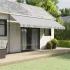Pânză fald copertină de rezervă, dungi antracit și albe, 5 m GartenMobel Dekor
