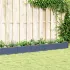 Jardinieră de grădină cu țăruși, albastru gri, 123,5x43,5x43,5 cm, PP GartenMobel Dekor