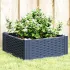 Jardinieră de grădină cu țăruși, albastru gri, 123,5x43,5x43,5 cm, PP GartenMobel Dekor