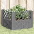 Jardinieră de grădină cu țăruși, albastru gri, 43,5x43,5x43,5 cm, PP GartenMobel Dekor