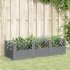 Jardinieră de grădină cu țăruși, albastru gri, 123,5x43,5x43,5 cm, PP GartenMobel Dekor