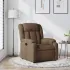 Fotoliu rabatabil, gri închis, material textil GartenMobel Dekor