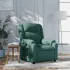 Fotoliu de masaj rabatabil, gri taupe, material textil GartenMobel Dekor
